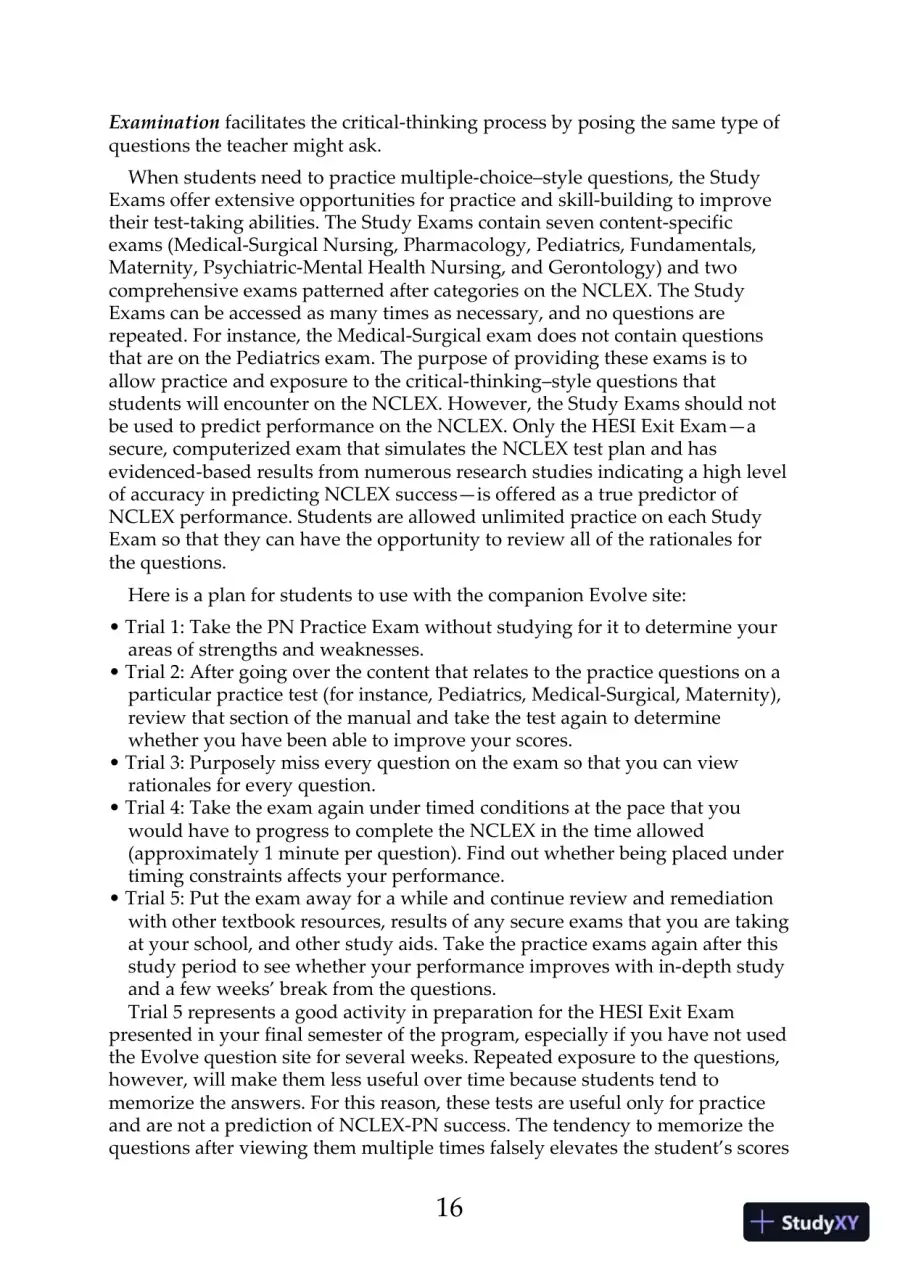 Hesi Comprehensive Review for the Nclex-Pn Examination (2017), page 17