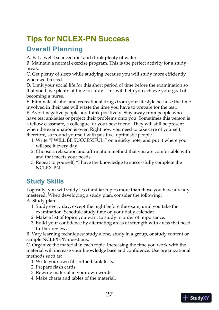 Hesi Comprehensive Review for the Nclex-Pn Examination (2017), page 28