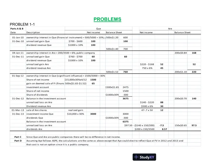 Advanced Accounting, Updated Canadian Edition Solution Manual, page 11