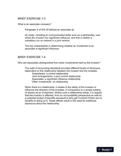 Advanced Accounting, Updated Canadian Edition Solution Manual - Page 3 preview image