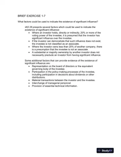 Advanced Accounting, Updated Canadian Edition Solution Manual - Page 5 preview image