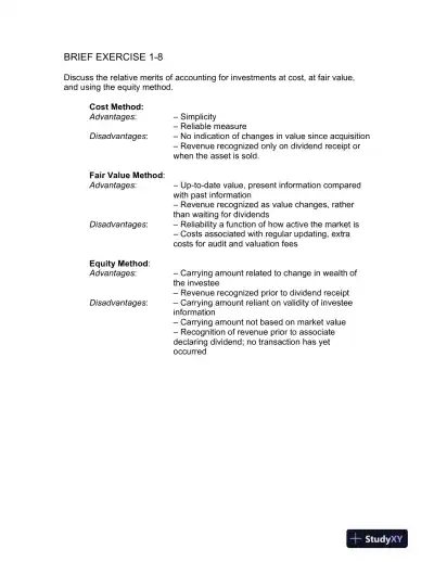 Advanced Accounting, Updated Canadian Edition Solution Manual - Page 6 preview image