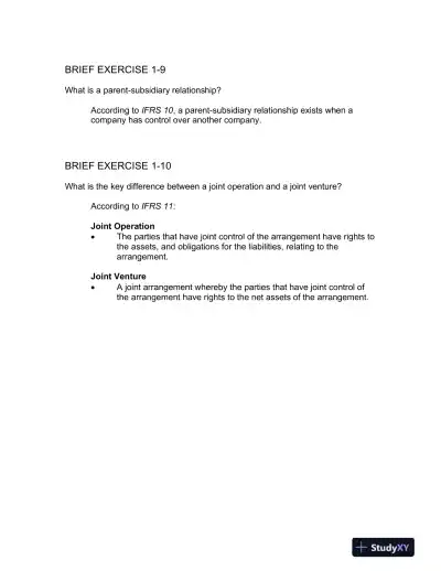 Advanced Accounting, Updated Canadian Edition Solution Manual - Page 7 preview image