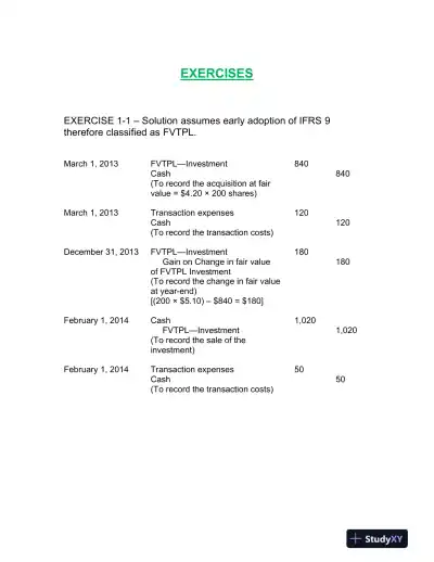 Advanced Accounting, Updated Canadian Edition Solution Manual - Page 8 preview image
