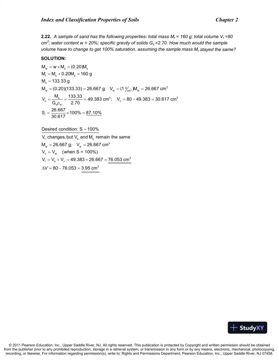 Solution Manual For Introduction To Geotechnical Engineering, An, 2nd Edition, page 14