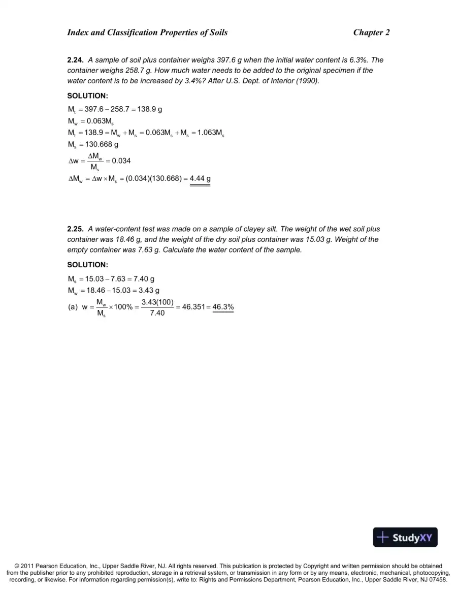 Solution Manual For Introduction To Geotechnical Engineering, An, 2nd Edition, page 16