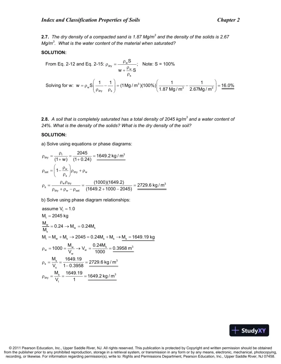 Solution Manual For Introduction To Geotechnical Engineering, An, 2nd Edition, page 7