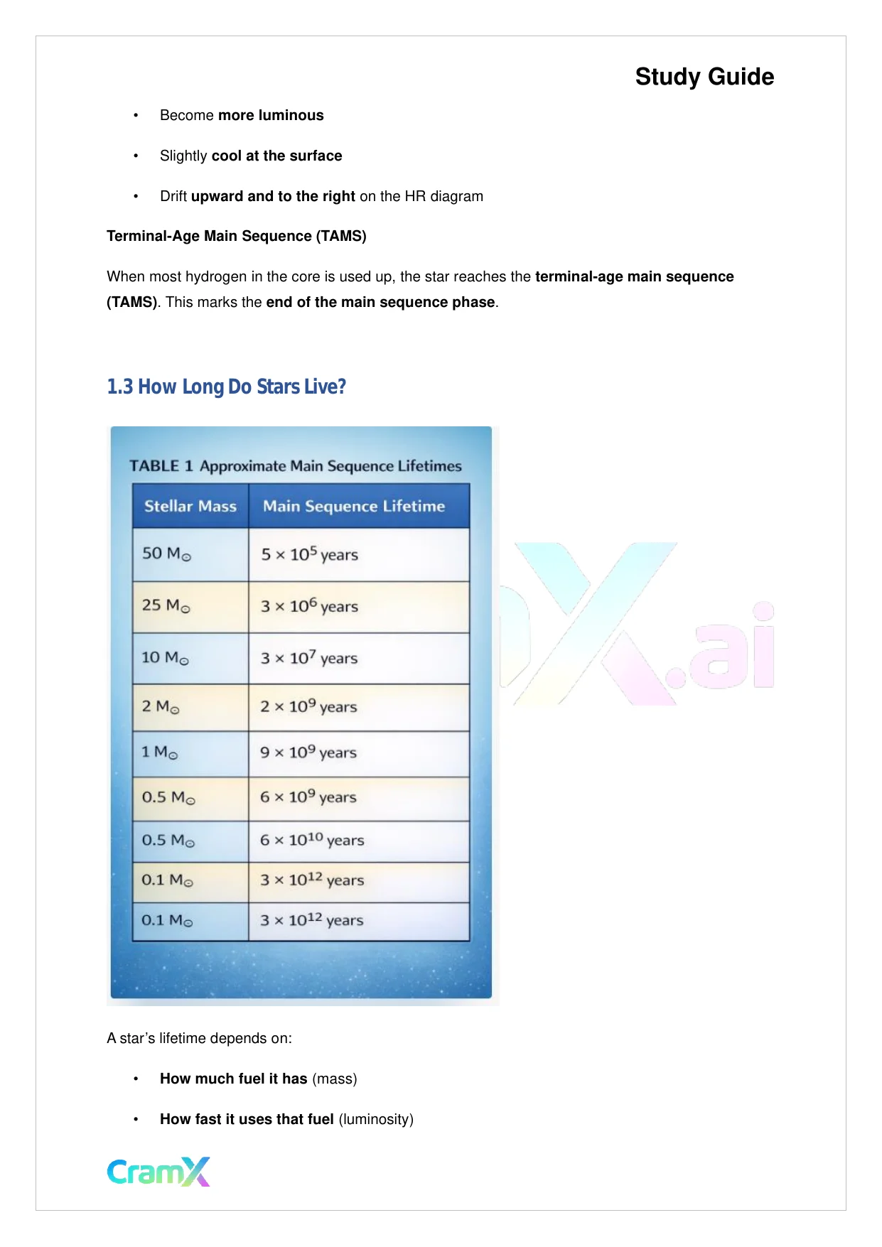 Astronomy - Formation and Evolution of Stars - Page 3 preview image
