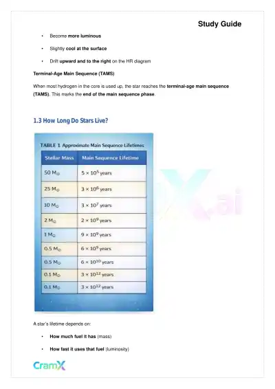 Astronomy - Formation and Evolution of Stars - Page 3 preview image