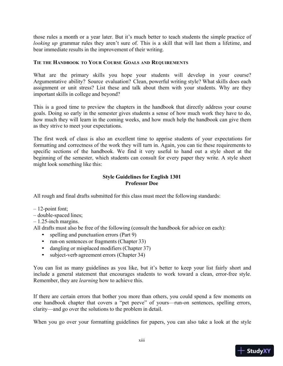 Lecture Notes for The Writer's Handbook, 6th Edition, page 11