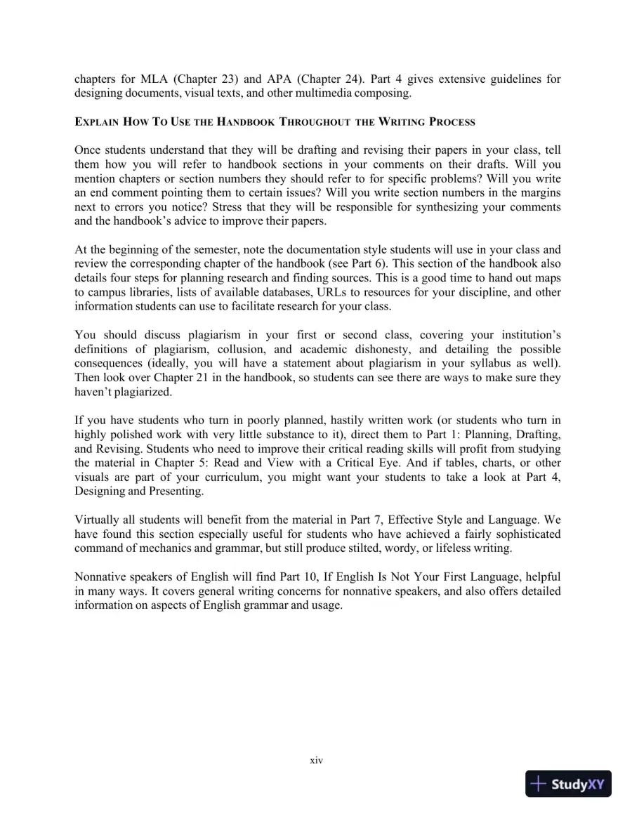 Lecture Notes for The Writer's Handbook, 6th Edition, page 12