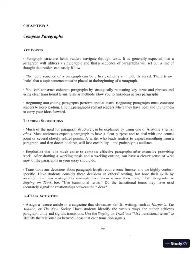 Lecture Notes for The Writer's Handbook, 6th Edition - Page 24 preview image