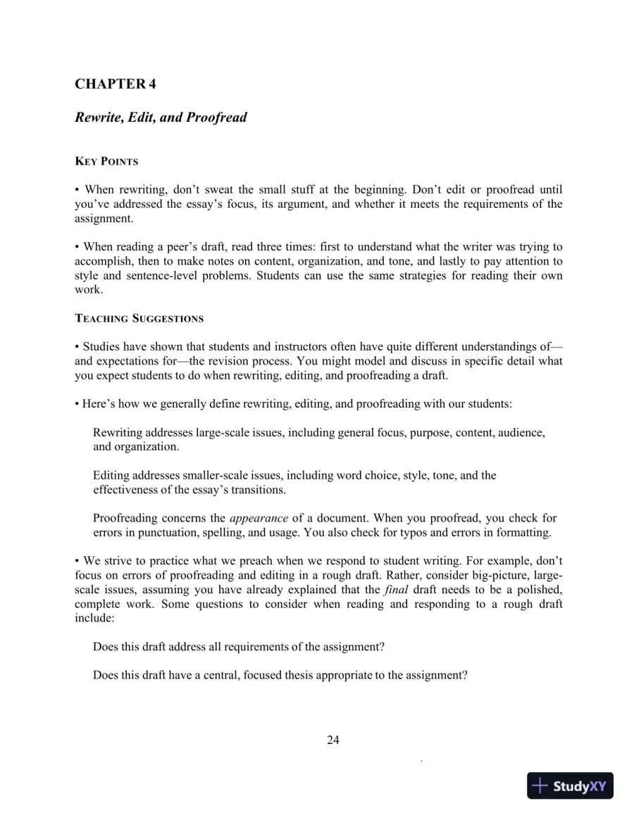 Lecture Notes for The Writer's Handbook, 6th Edition, page 26