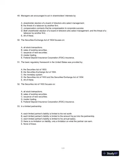 Corporate Finance, 10th Edition Test Bank - Page 12 preview image
