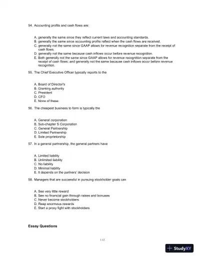 Corporate Finance, 10th Edition Test Bank - Page 13 preview image