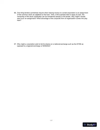 Corporate Finance, 10th Edition Test Bank - Page 16 preview image