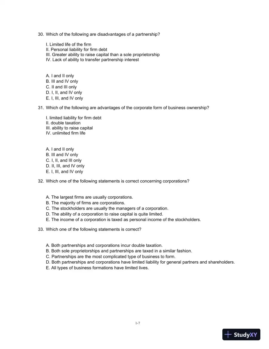 Corporate Finance, 10th Edition Test Bank, page 8