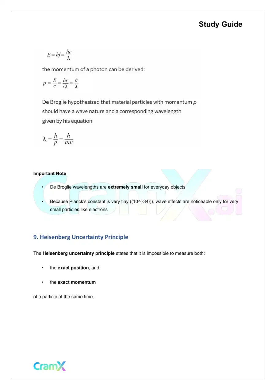Physics – Modern Physics, page 5
