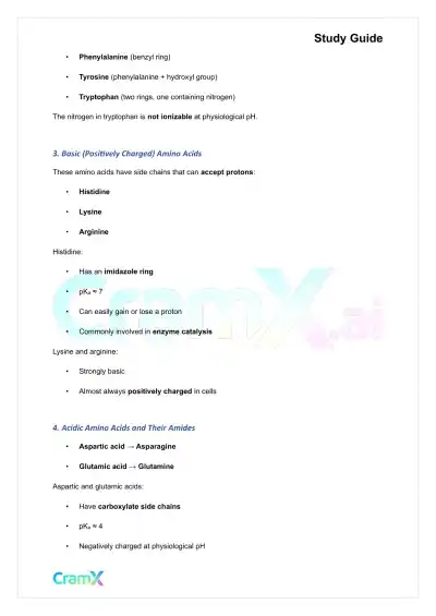 Biochemistry I - Protein Structure - Page 6 preview image