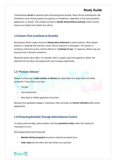 Criminal Justice - Police Problems - Page 2 preview image