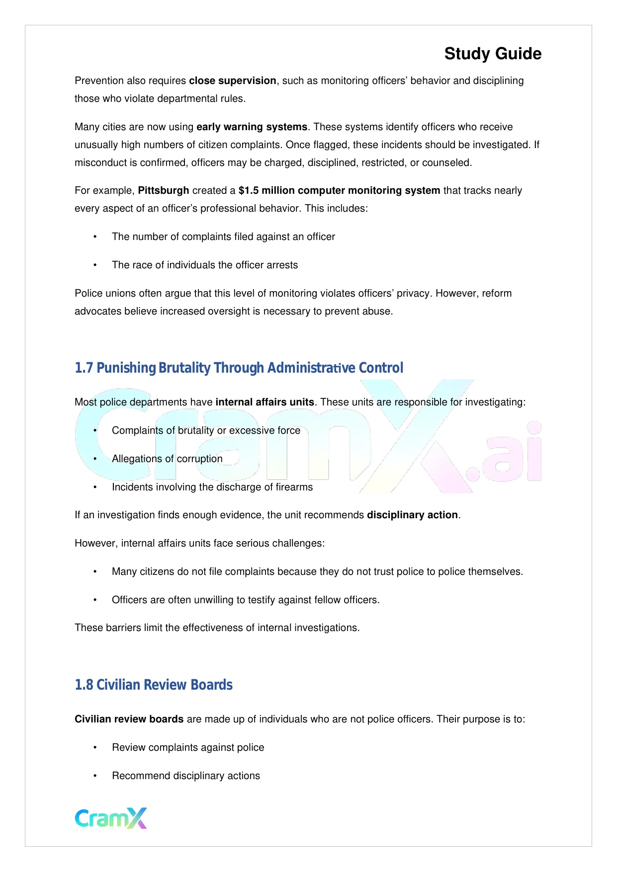 Criminal Justice - Police Problems - Page 3 preview image