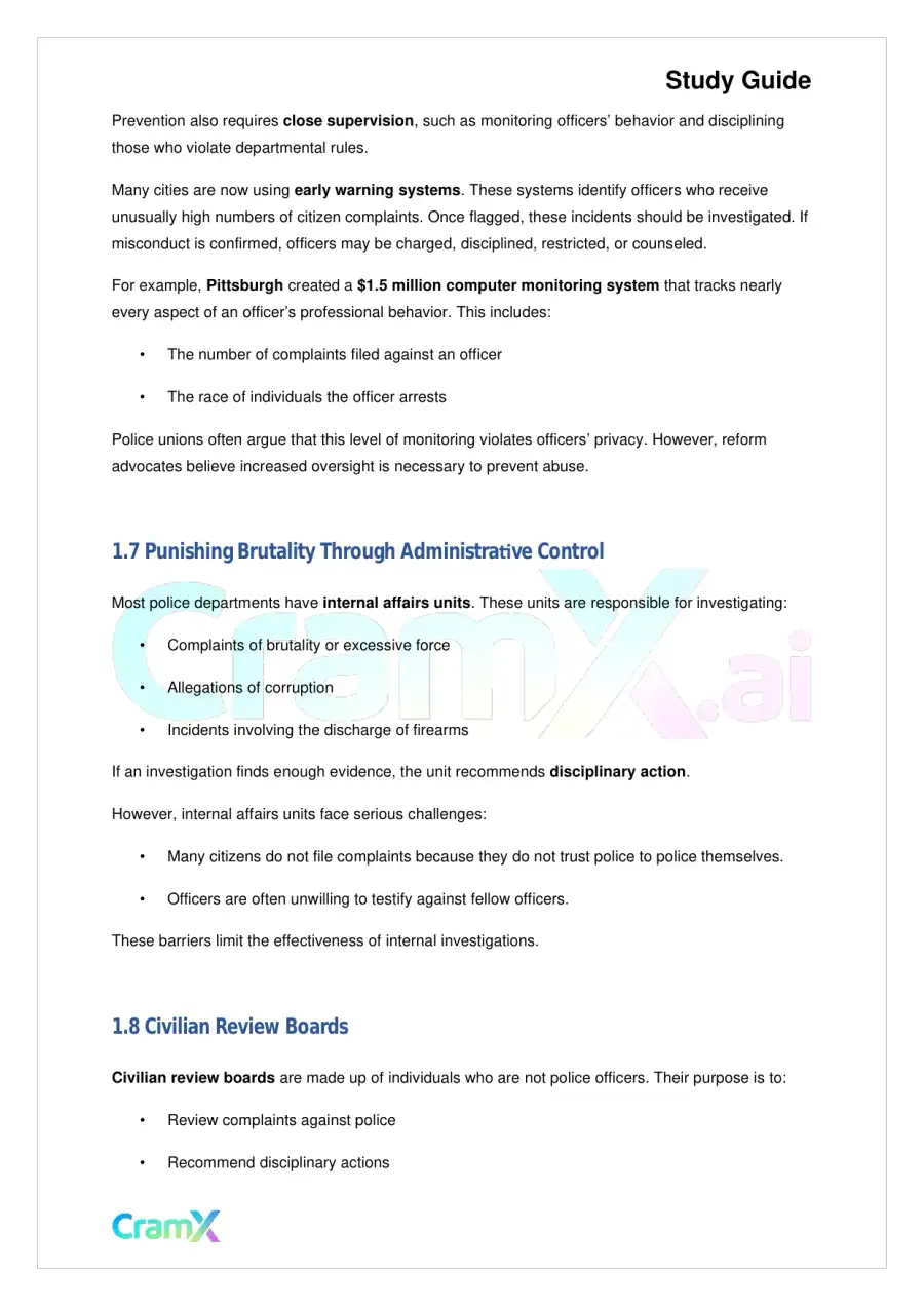 Criminal Justice - Police Problems, page 3