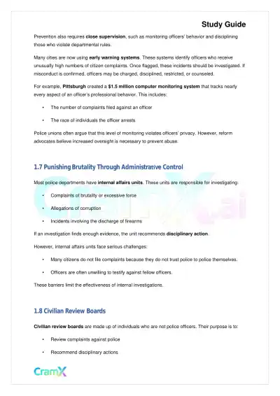 Criminal Justice - Police Problems - Page 3 preview image