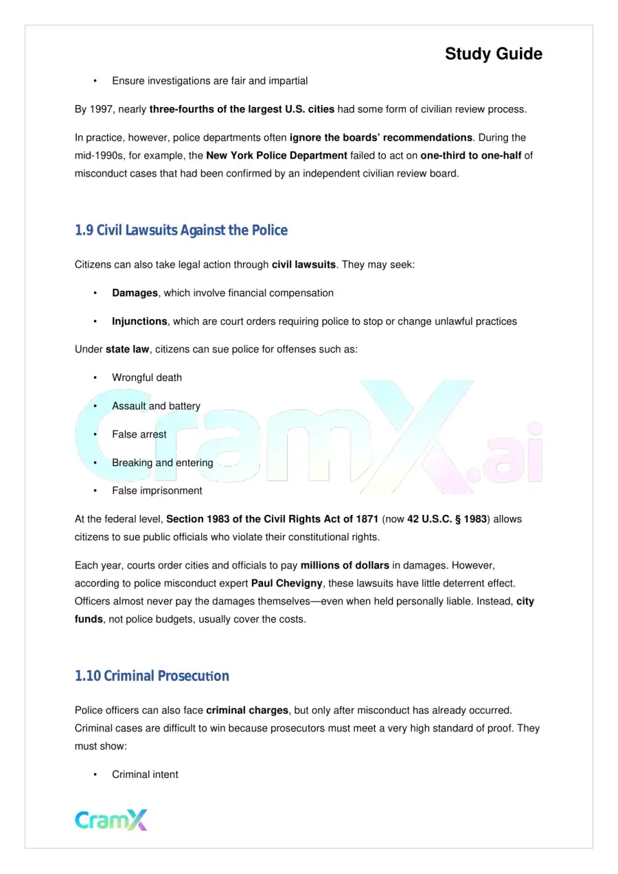 Criminal Justice - Police Problems, page 4