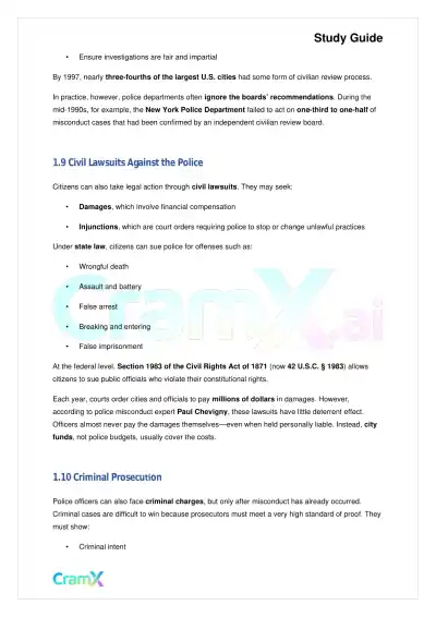 Criminal Justice - Police Problems - Page 4 preview image