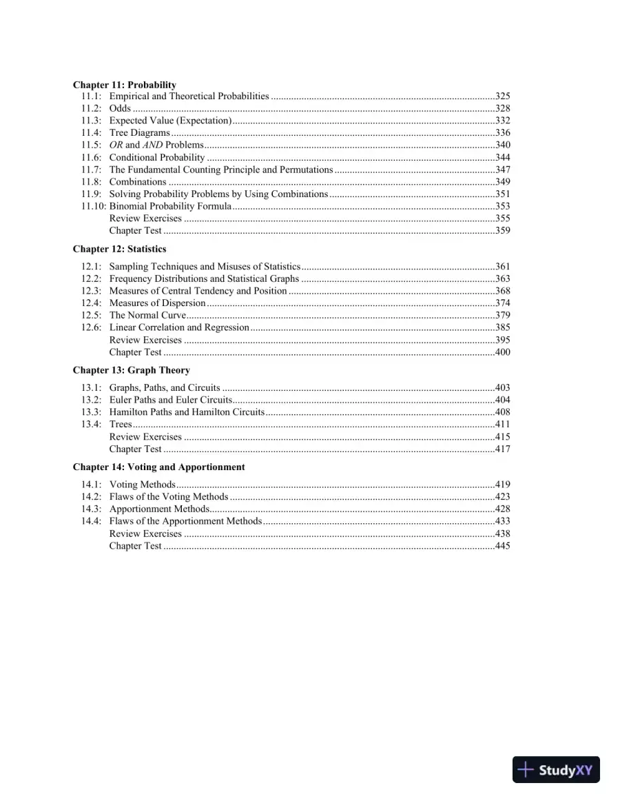 Solution Manual for A Survey of Mathematics with Applications, 11th Edition, page 5