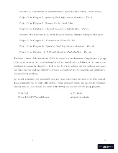 Solution Manual For Fundamentals Of Differential Equations, 8th Edition - Page 14 preview image