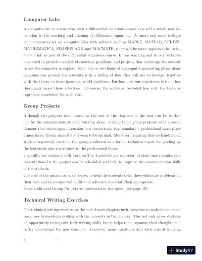 Solution Manual For Fundamentals Of Differential Equations, 8th Edition - Page 7 preview image