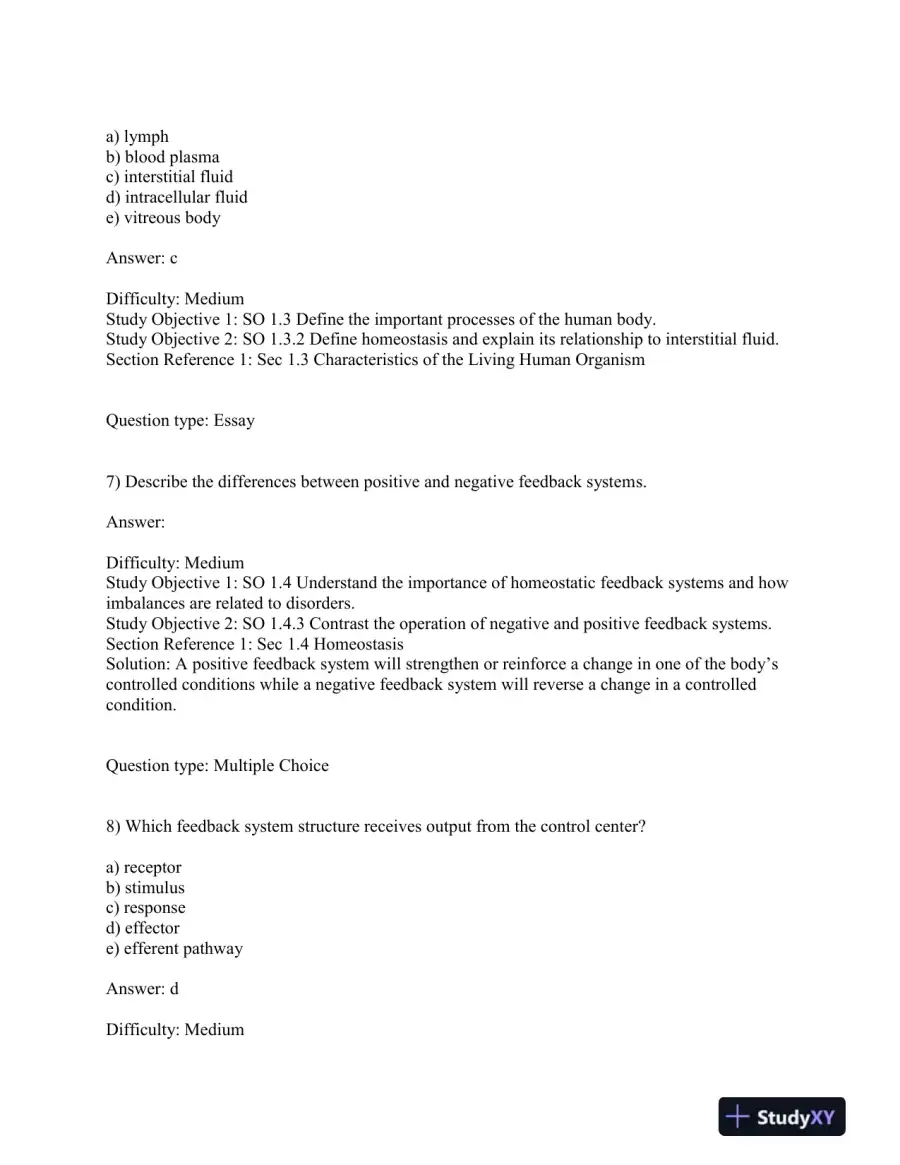 Test Bank For Principles Of Anatomy And Physiology, 13th Edition, page 4