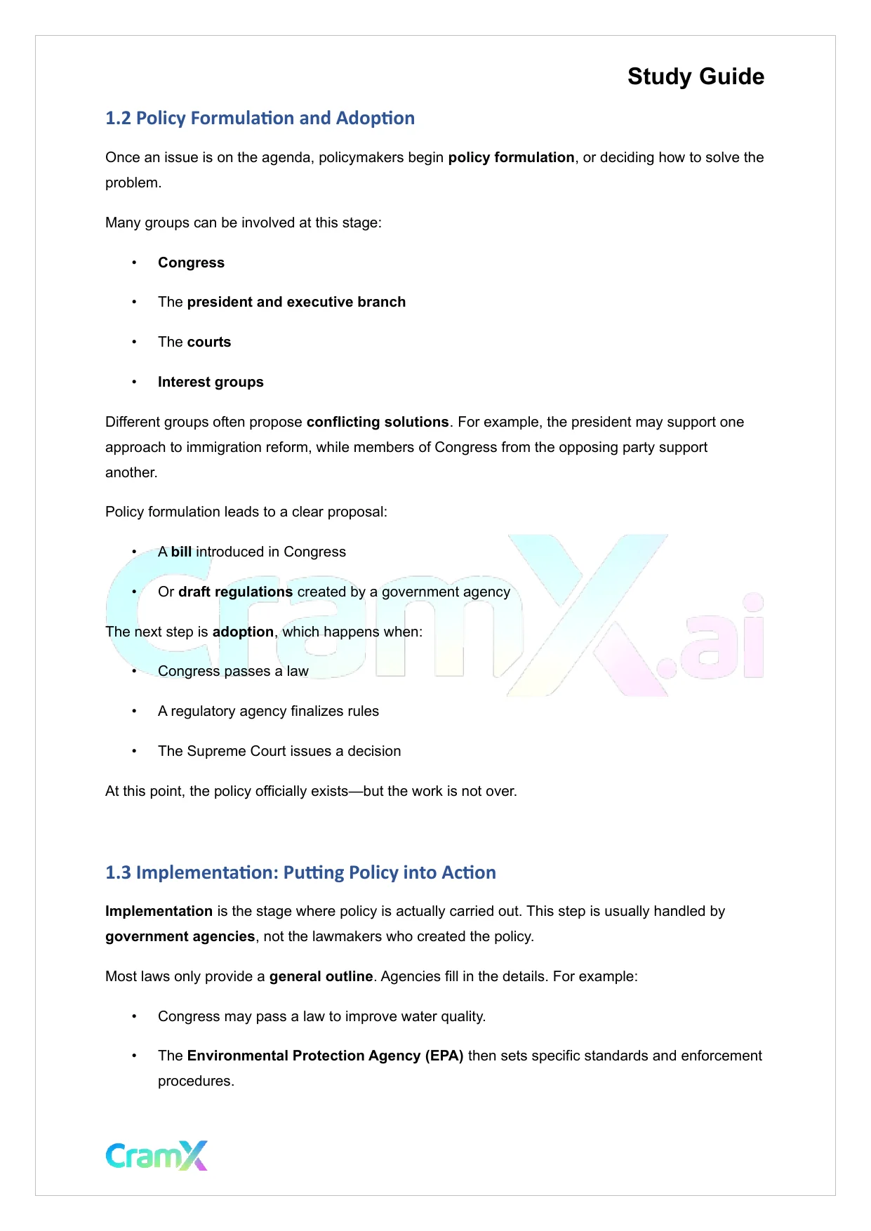 American Government - Public Policy - Page 2 preview image