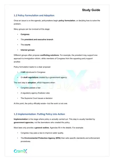 American Government - Public Policy - Page 2 preview image