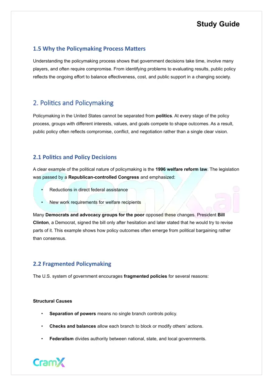 American Government - Public Policy, page 4