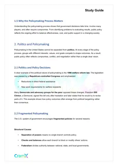 American Government - Public Policy - Page 4 preview image