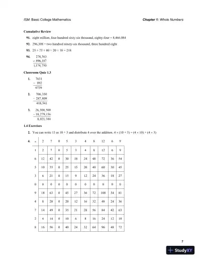 Solution Manual for Basic College Mathematics, 9th Edition - Page 10 preview image