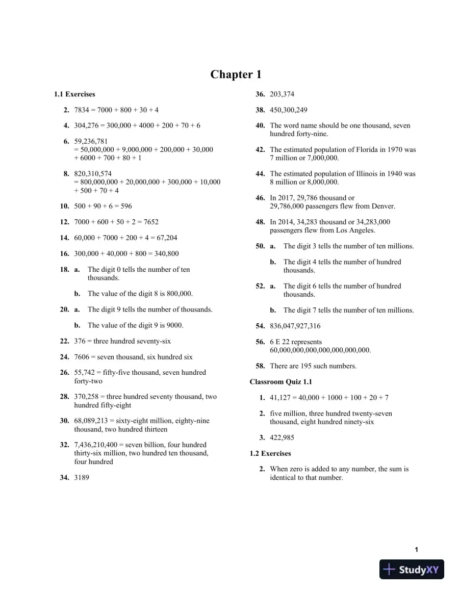 Solution Manual for Basic College Mathematics, 9th Edition, page 4