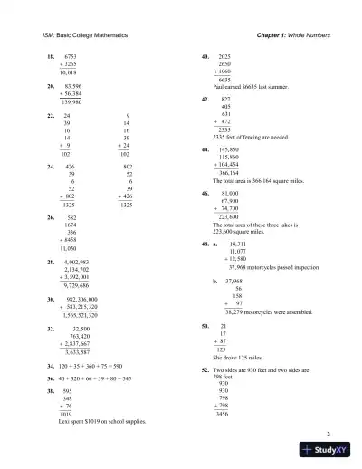 Solution Manual for Basic College Mathematics, 9th Edition - Page 6 preview image