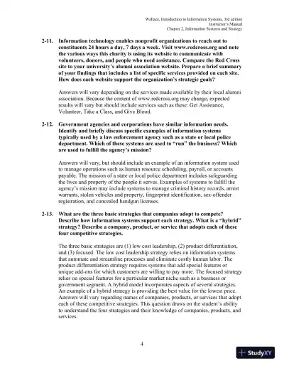 Solution Manual for Introduction to Information Systems: People, Technology and Processes, 3rd Edition - Page 21 preview image