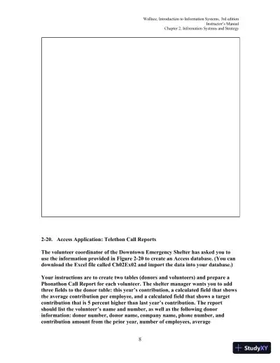 Solution Manual for Introduction to Information Systems: People, Technology and Processes, 3rd Edition - Page 25 preview image