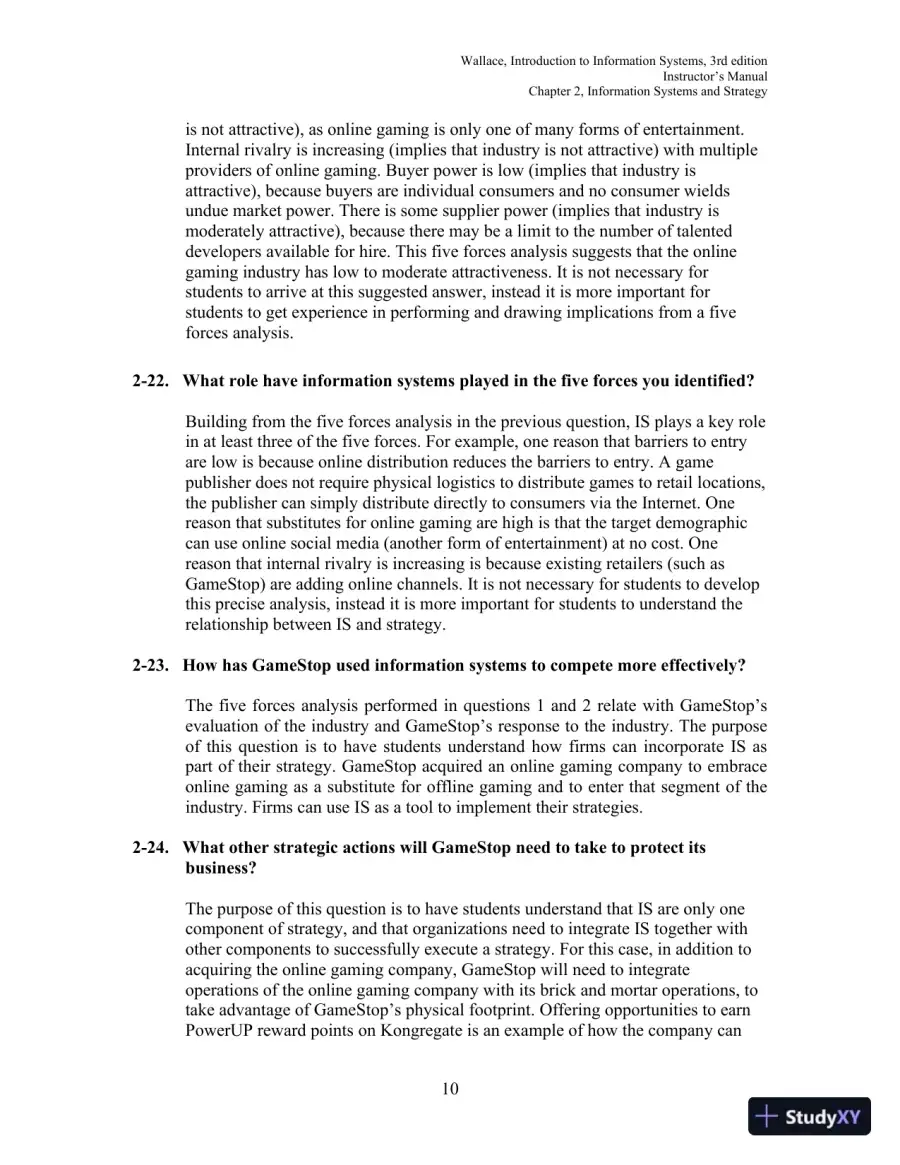 Solution Manual for Introduction to Information Systems: People, Technology and Processes, 3rd Edition, page 27