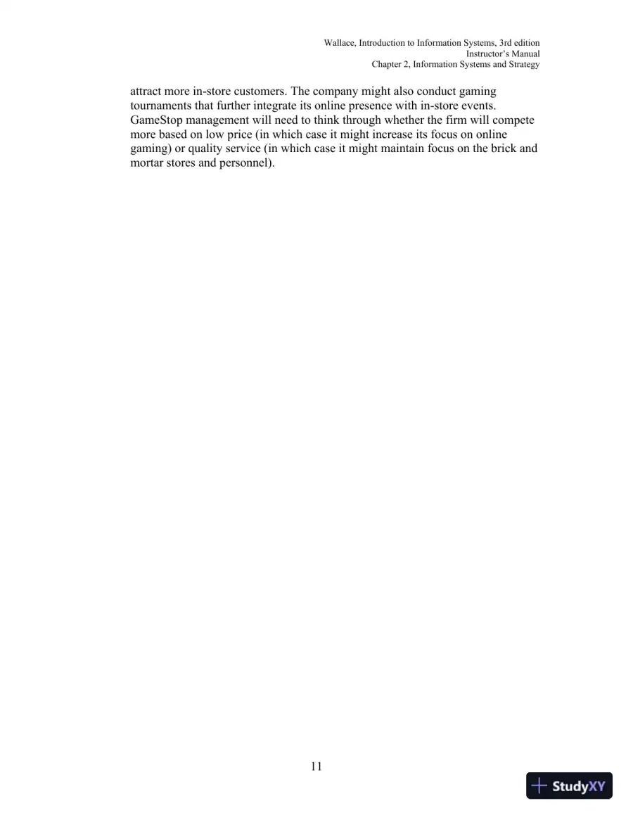 Solution Manual for Introduction to Information Systems: People, Technology and Processes, 3rd Edition, page 28