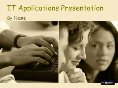 IT Applications Presentation - SCI/201 - Page 1 preview image