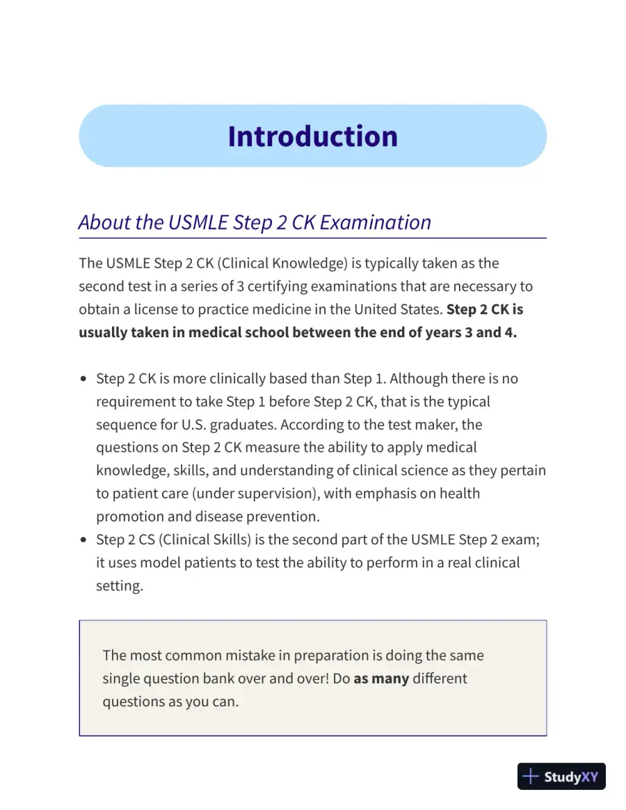 Master the Boards USMLE Step 2 CK, 6th Edition (2021), page 14