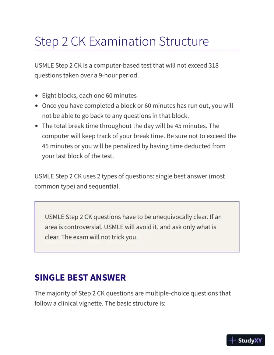 Master the Boards USMLE Step 2 CK, 6th Edition (2021), page 15