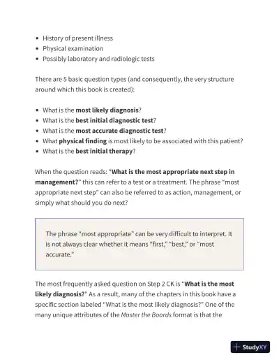 Master the Boards USMLE Step 2 CK, 6th Edition (2021) - Page 16 preview image