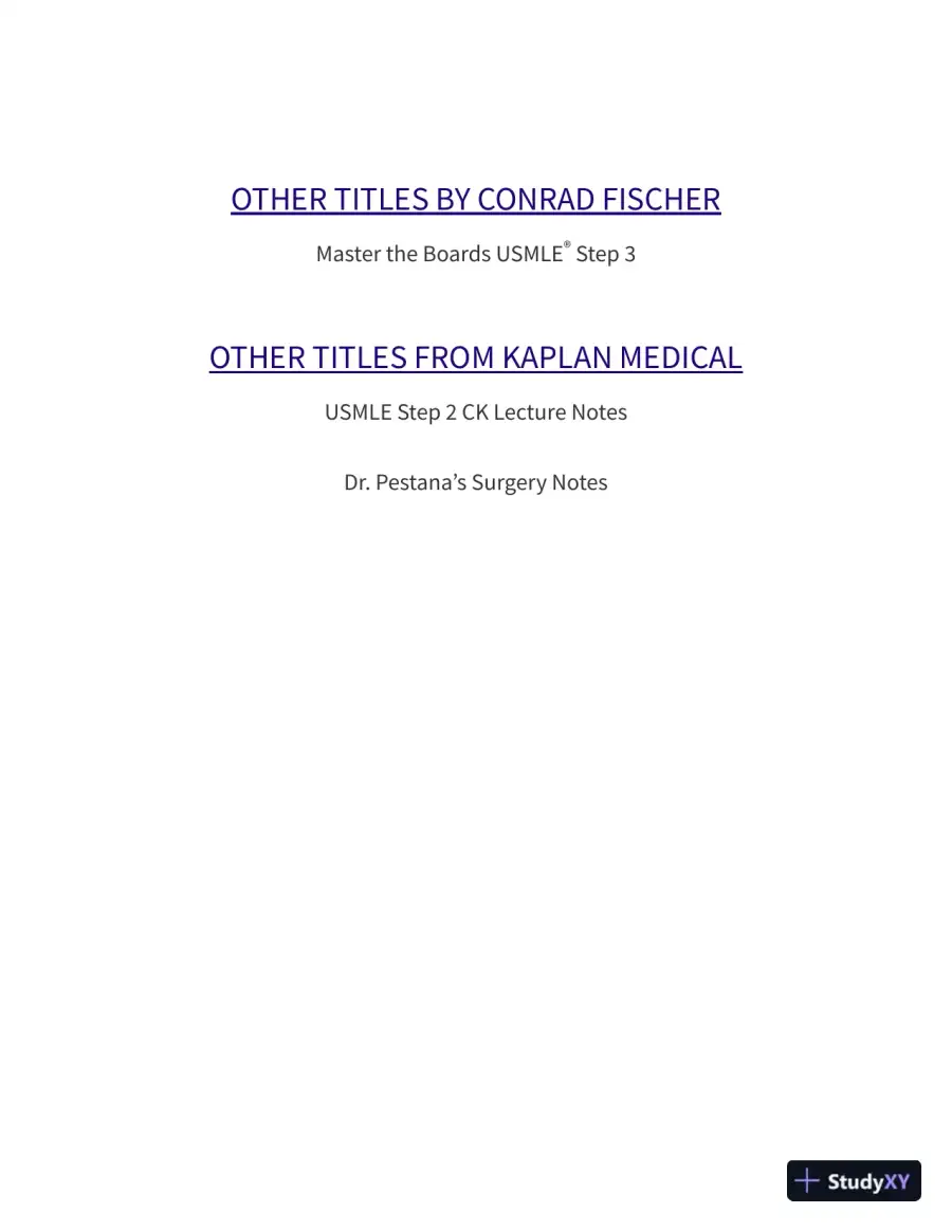 Master the Boards USMLE Step 2 CK, 6th Edition (2021), page 4