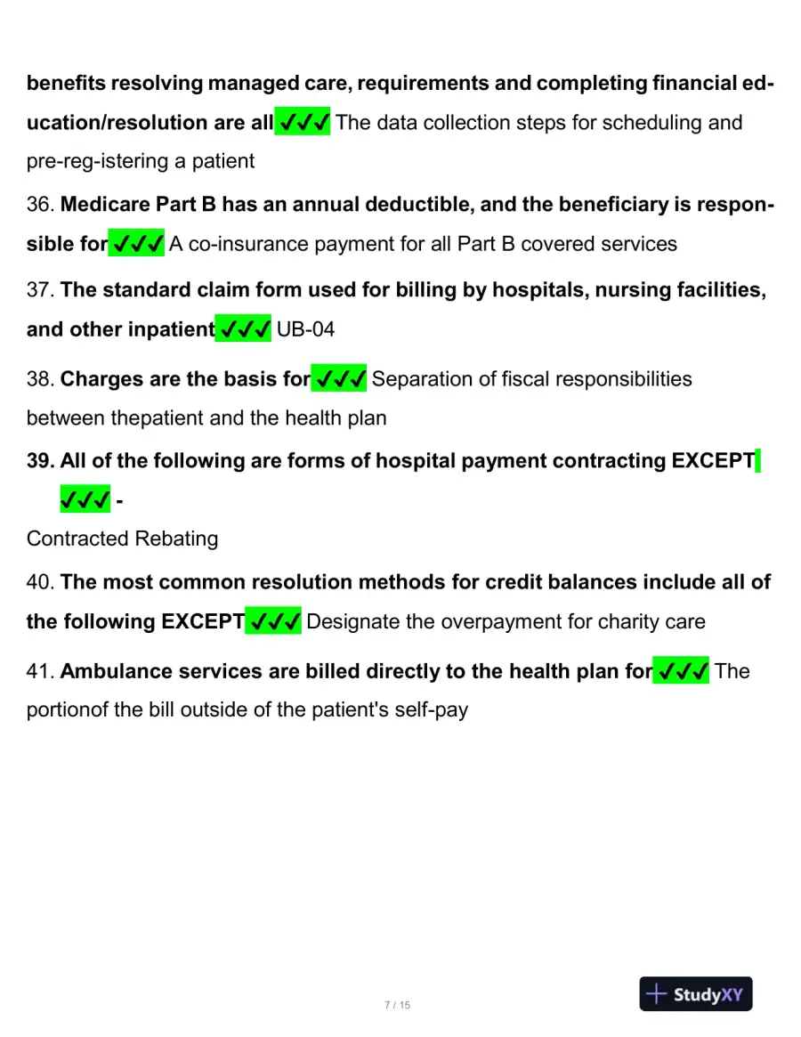 2023 CRCR Health Care Assessment Certification Exam With Answers (205 Solved Questions), page 8